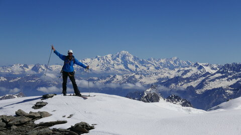 Mont de Gébroulaz, Dôme de Polset, Aiguille de Péclet, P1180399
