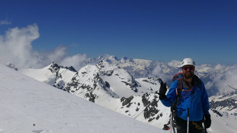 Mont de Gébroulaz, Dôme de Polset, Aiguille de Péclet, P1180404