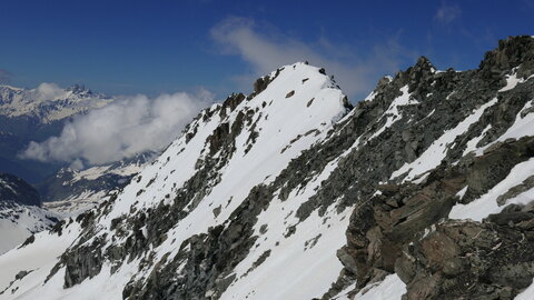 Mont de Gébroulaz, Dôme de Polset, Aiguille de Péclet, P1180407