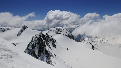 Mont de Gébroulaz, Dôme de Polset, Aiguille de Péclet, P1180411