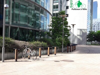 Stationnements vélos, Cours du Triangle face RTE