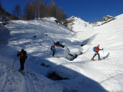 2020-03 SkiRando_Raid Val Maira, 5-Soleglio_08