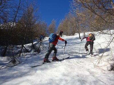 2020-03 SkiRando_Raid Val Maira, 5-Soleglio_06