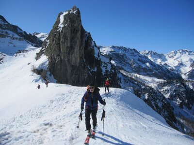 2020-03 SkiRando_Raid Val Maira, 5-Soleglio_16