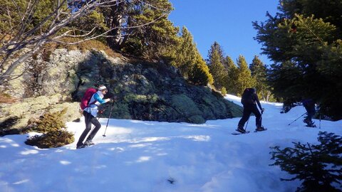 2020-01-12 Raquettes au Lac Achard (Belledonne), 2020-01-12 Lac Achard 04