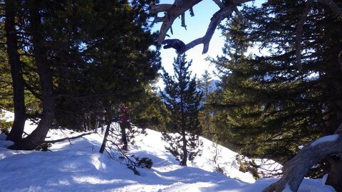 2020-01-12 Raquettes au Lac Achard (Belledonne), 2020-01-12 Lac Achard 08