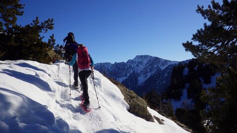 2020-01-12 Raquettes au Lac Achard (Belledonne), 2020-01-12 Lac Achard 11