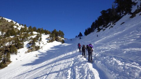 2020-01-12 Raquettes au Lac Achard (Belledonne), 2020-01-12 Lac Achard 16