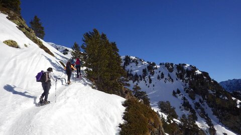 2020-01-12 Raquettes au Lac Achard (Belledonne), 2020-01-12 Lac Achard 23