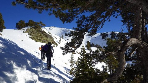 2020-01-12 Raquettes au Lac Achard (Belledonne), 2020-01-12 Lac Achard 24