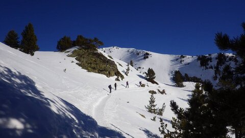 2020-01-12 Raquettes au Lac Achard (Belledonne), 2020-01-12 Lac Achard 25