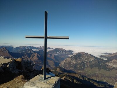 Montagne, croix_grange