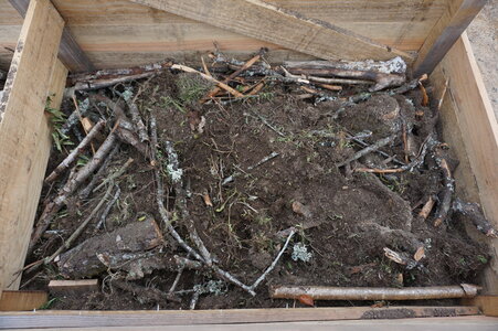 Lavernois vivrier 01 : mes premiers bacs potagers, La terre du terrassement…