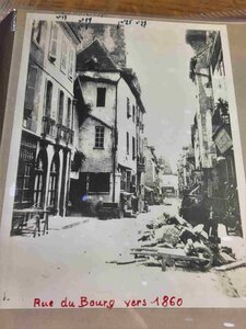 XV rue du Bourg, Rue du Bourg en 1860-compressed