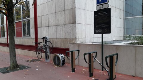 Stationnements vélos, Jules Vernes park vélo