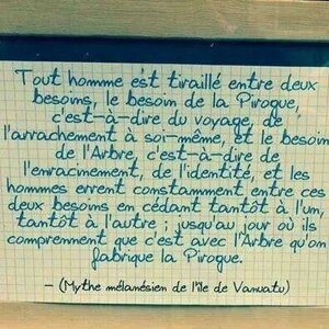 utilisateur 1, arbre et pirogue