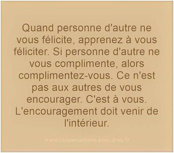 utilisateur 3, encouragement