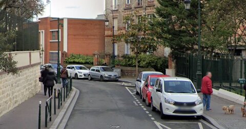 Points noirs, Point noir rue Cartault contresens