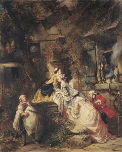 auberge de l'écu de france, auberge de l’écu de france  eugène isabey 1857