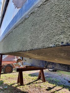 Memoires sur l'eau - Travaux, Vue de la coque AVANT travaux