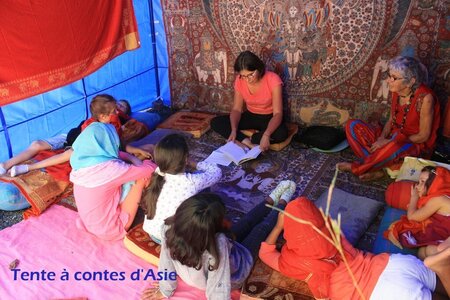 Rythmes et Couleurs de l'Inde 2020, Rythmes et Couleurs de l’Inde 7 tente a contes  0 
