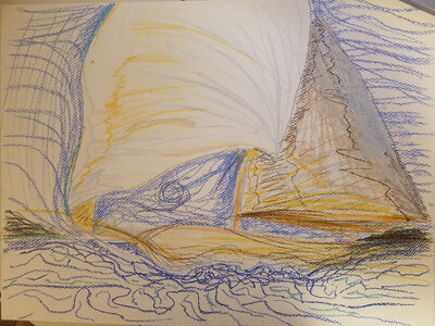 Dessin/peinture/... jeudi soirs, Thomas