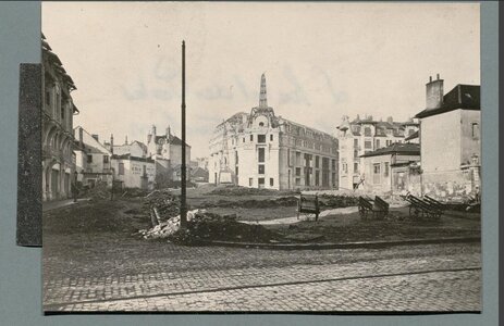 place grangier, construction hotel des postes