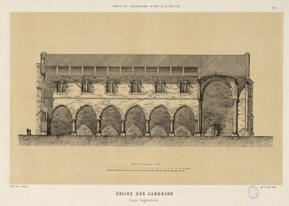 jacobins halles, coupe de l’eglise