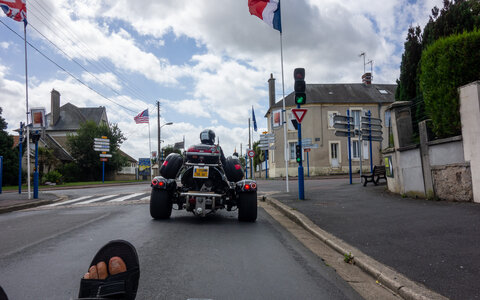 balade Vélo 2020 le long des côtes, Un trike rencontre un trike