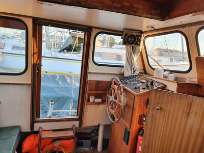Memoires sur l'eau - Travaux, Le poste de pilotage AVANT travaux