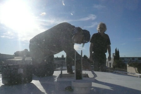 Memoires sur l'eau - Travaux, 35.Artiste peintre en action