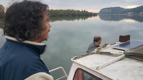 Memoires sur l'eau: de Valence à Balaruc, olive 1