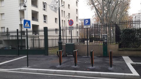 Stationnements vélos, Palissy