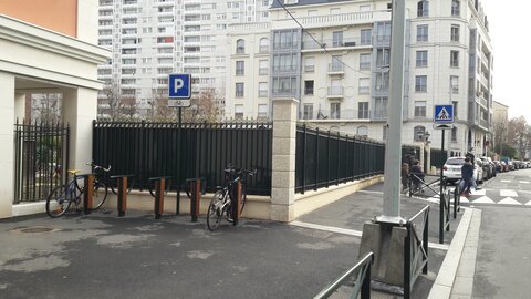 Stationnements vélos, Moulin jardins d’Eden