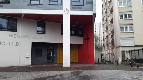 Stationnements vélos, Quinet ecole Bienheureux 5 arceaux 2