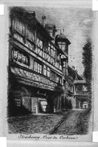 cartes postales Strasbourg, cours du corbeau 5