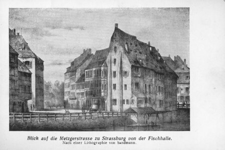 cartes postales Strasbourg, metzger strasse