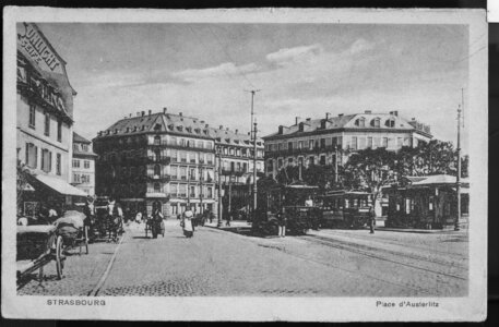 cartes postales Strasbourg, place d’ Austerlitz