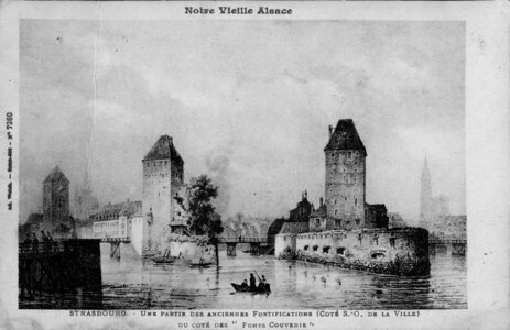 cartes postales Strasbourg, ponts couverts 2