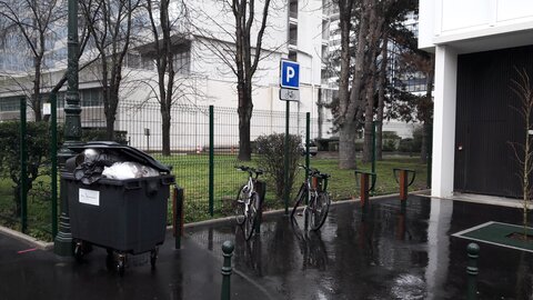 Stationnements vélos, Arago 5 arceaux