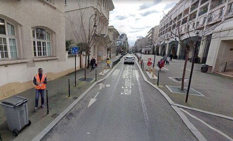 Pistes cyclables, Eichenberger contre-sens