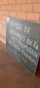 Au Centre et décentrés !, Cérémonie de remise des diplômes