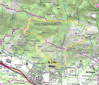 2021 02 20 Rando La Bâtie, 2021_02_ 20 Rando La Bâtie Trace