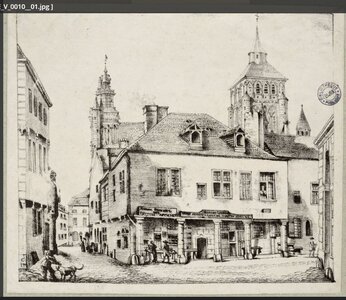 XV place notre Dame, maison pilliers