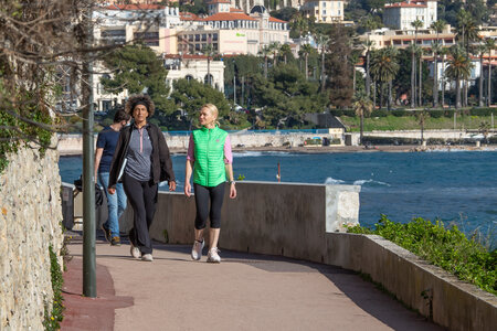 Tour du Cap Ferrat 21février2021, Patricia et Martine 21fev2021  1 sur 16 