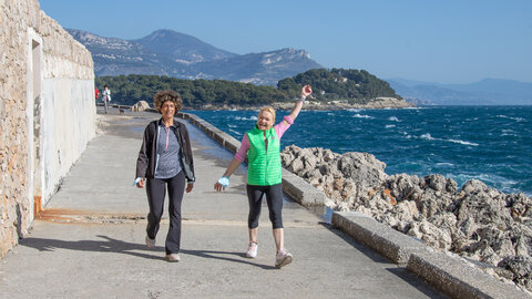 Tour du Cap Ferrat 21février2021, Patricia et Martine 21fev2021  5 sur 16 