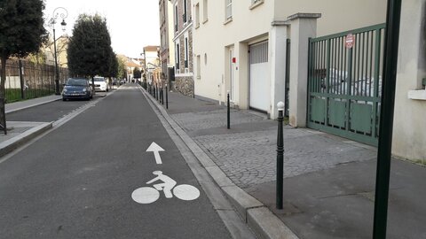 Pistes cyclables, Pasteur contresens cyclable