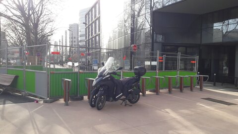 Stationnements vélos, Général de Gaulle Felix Pyat 10 arceaux