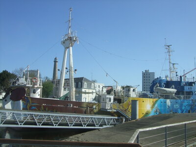 Tara au port de plaisance Lorient 2012<br>@copyleft <a href=https://www.le-fab-lab.com>Le Fab'Blab</a> Licence Art Libre, port-de-lorient-12