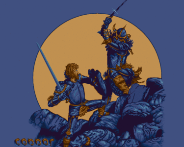 Amiga Pixel art 1,  Incomming-Connor-Connor_BlueFight